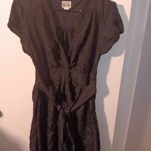 Converse One Star Black Textured Fabric